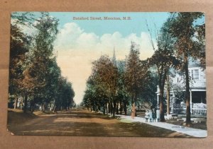 VINTAGE USED POSTCARD BOTSFORD STREET, MONCTON, NEW BRUNSWICK, CANADA