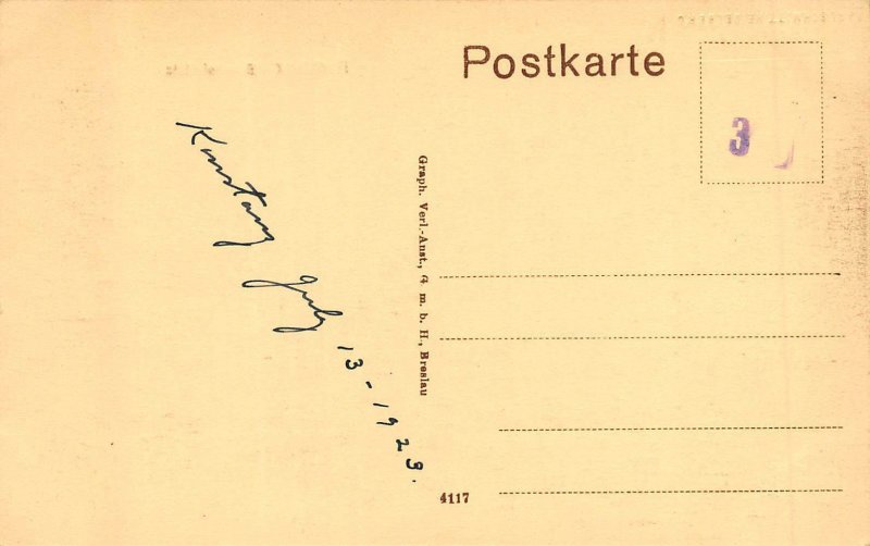 KONSTANZ GERMANY~BAHNHOF PLATZ~1923 PHOTO POSTCARD