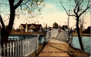 Postcard Lagoon Bridge, Centre Island, Toronto, Canada