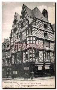 Old Postcard Angers The house of Adam of Adam tine lamaison more joiles woode...