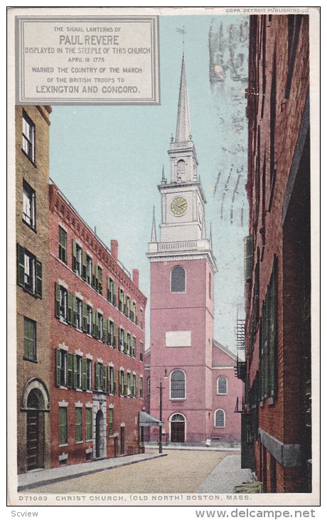 Christ Church,  (Old North),  Boston,  Massachusetts,  PU_00-10s