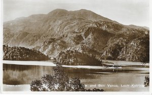 RPPC Ellen's Isle Loch Katrina Scotland Sir Walter Scott's Lady of the Lake