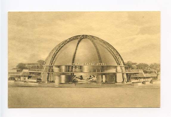 US Steel Exhibit 1939 New York Worlds Fair Postcard