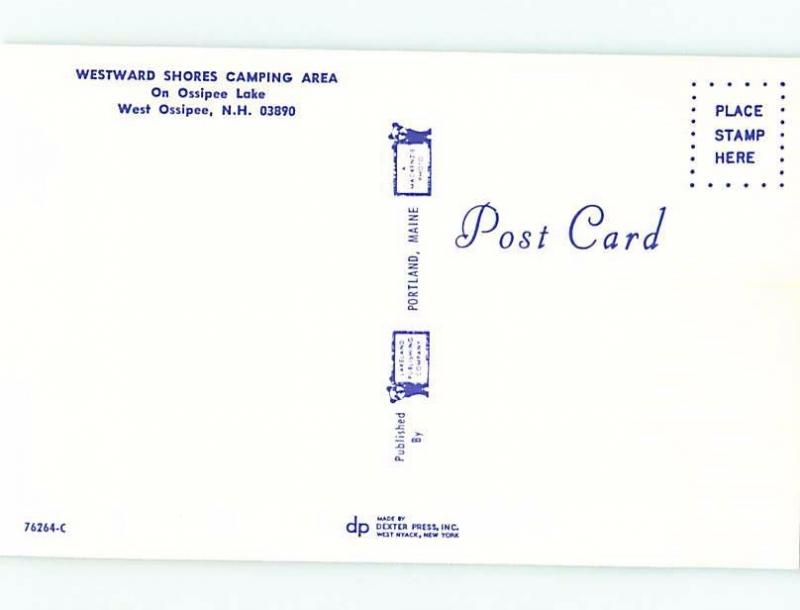 Unused Pre-1980 CAMP SCENE West Ossipee New Hampshire NH c3633@