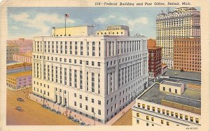 Federal Building Post Office - Detroit, Michigan MI