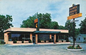 Glass House Drive In Restaurants Atlanta Ga. Advertising Postcard 2T5-492 
