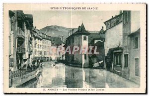 Old Postcard Annecy Old Prisons and Channels