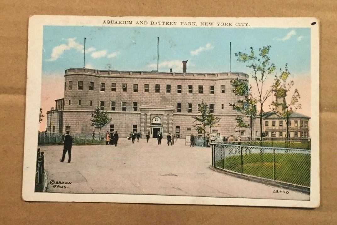 Vintage Images of Battery Park, New York