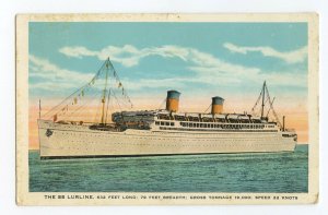 Postcard The SS Lurline Between California and Hawaii Standard View Card 