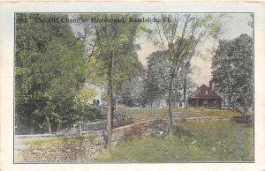 Randolph Vermont c1915 Postcard The Old Chandler Homestead