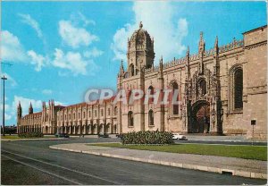 Postcard Modern Lisbon Monastery of Jeronimos