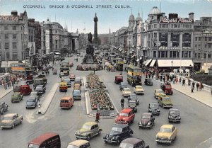 O'Connell Bridge & O'Connell Street Dublin Ireland 1957 