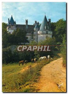 Postcard Modern Country Perigord truffles and Chateau Chateau de Puyguilhem (...