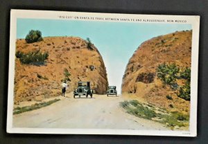 Mint Vintage Big Cut Santa Fe Trail Albuquerque New Mexico 1920s Postcard