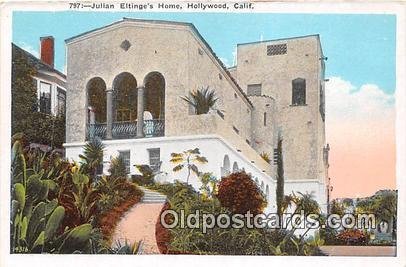 Julian Eltinge's Home Hollywood, CA, USA Unused 