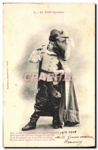 Old Postcard Fun Children Little Cyrano