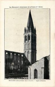 CPA BEAULIEU-les-LOCHES - Église abbatiale (279812)