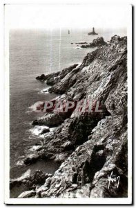 Old Postcard The Pointe du Raz (Finistere) The Spur and La Vieille