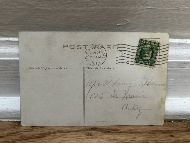 Antique Postcard The Cigarette Fiends Dream Anthropomorphic Moon Surreal!!!