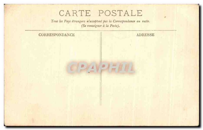 Old Postcard Langeais The castle's interior and Facade & # 39eglise