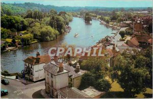 Old Postcard The River from the Church Tower Henley on Thames
