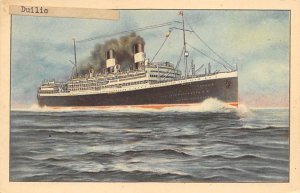 SS Duilio Italian Line Ship 