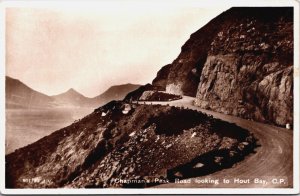 South Africa Chapman's Peak Road Looking To Hout Bay Cape Town RPPC C089