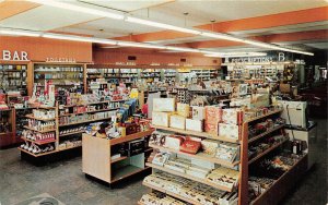 Homestead Pharmacy Rexall Drug Store Interior Long Branch New Jersey postcard