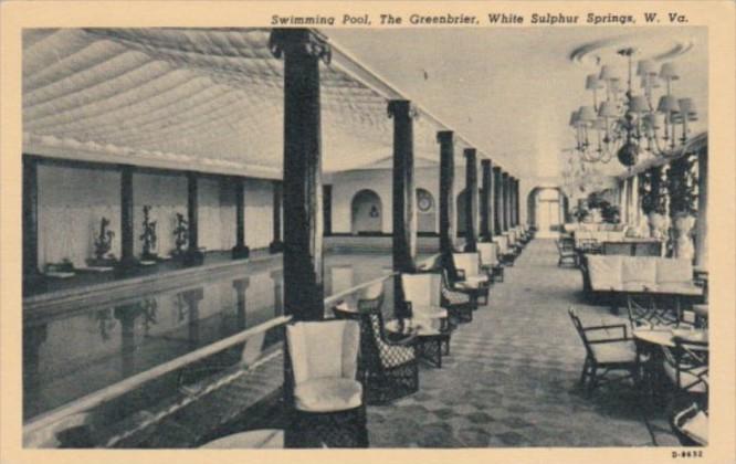 West Virginia Swimming Pool The Greenbrier Curteich