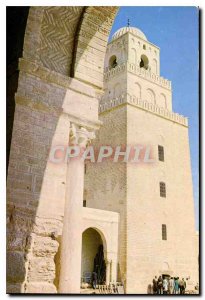 Postcard Modern Kairouan Minaret of the Great Mosque Tunisia