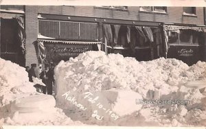 Winter Snow Feb 10, 1909 - Ackron, Iowa IA  