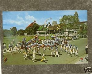 SINGAPORE MALYASIA DRAGON DANCE Postcard