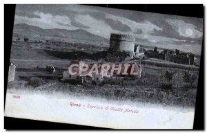 Old Postcard Italy Italia Roma Sepolcro di Cecilia Metella