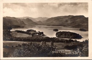 England Keswick Head Of Derwentwater Real Photo