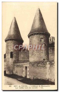 Postcard From Old Approx Tours L & # 39Abbaye Marmoutier From Les Vieilles To...