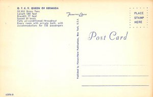Q.T.E.V. Queen of Bermuda Bermuda Postcard