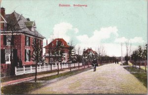 Netherlands Bussum Brediusweg Vintage Postcard 04.10