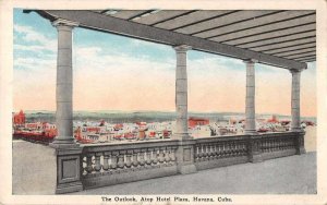 Havana Cuba Hotel Plaza Outlook Vintage Postcard AA8846