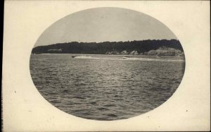 Northport Long Island New York NY Boating c1910 Real Photo Postcard #1