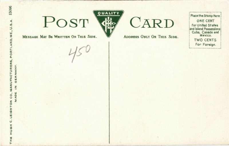 Postcard PA York Presbyterian Church Streetcar Tracks ~1910 F31
