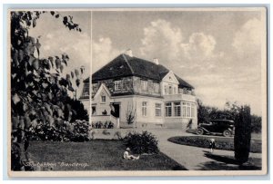 c1930's Flag Pole Skovbakken Brenderup Denmark Antique Unposted Postcard