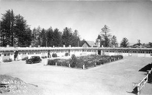 Auto Park roadside Gold Beach Oregon Patterson RPPC Photo Postcard 20-2988