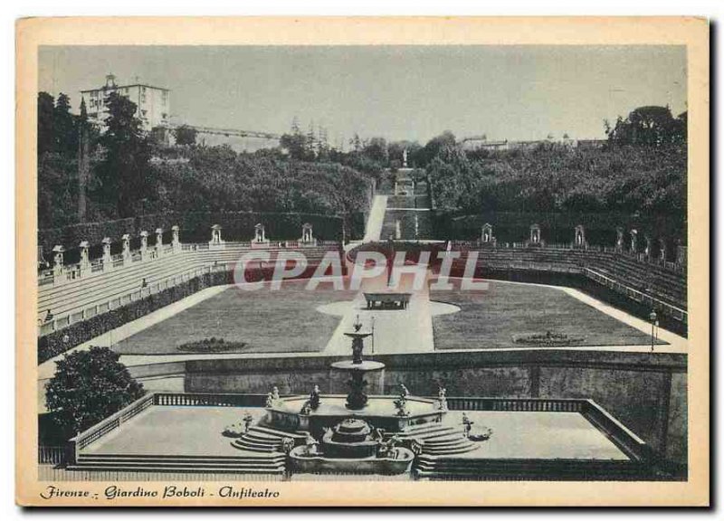 Postcard Modern Firenze Giardino Boboli