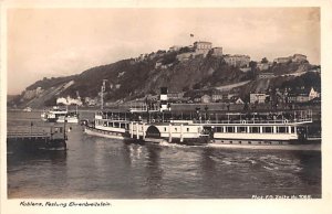 Feslung Ehrenbreitstein Koblenz Germany Unused 