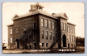 J87/ Adena Ohio RPPC Postcard c1910 Freter Stuebenville Cadiz High School 564