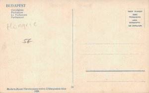 Hungary Budapest Parliament RPPC 06.73 