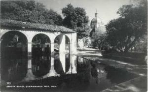 RPPC Jardin Borda Cuernavaca Mor, Mexico, EkC real photo