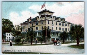 Daytona Florida - Hotel Des Pland Postcard