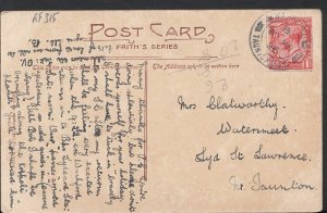 Family History Ancestor Postcard - Clatworthy - Lydeard St Lawrence RF315
