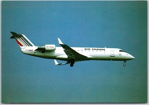Airplane Air France Canadair Jet 100ER (F-GNME) Postcard